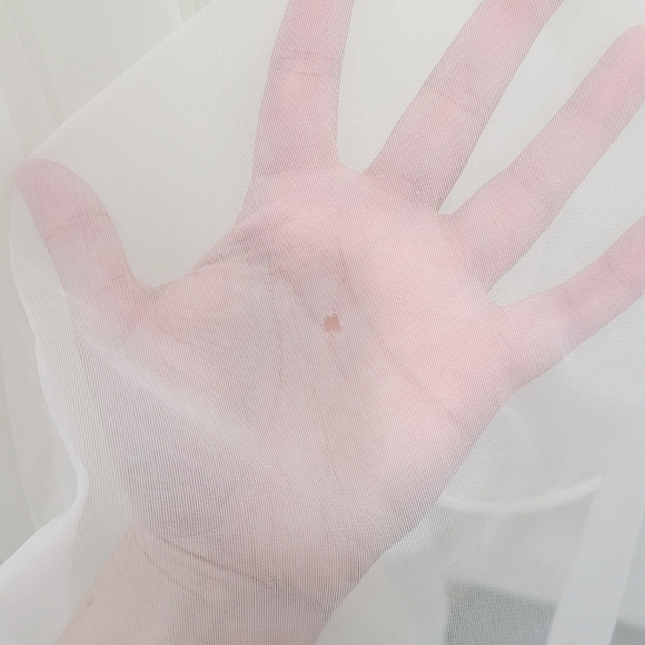 Vintage 60s Peignoir nightgown set ivory blue - Picture 14 of 16